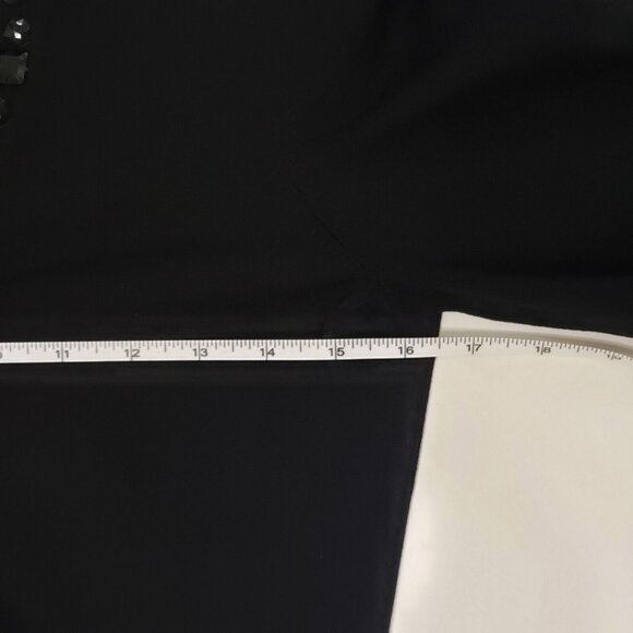 CACHE Women Size Medium Silk Beaded Cardigan Sweater Citycore Holiday Party Y2K - Picture 7 of 16